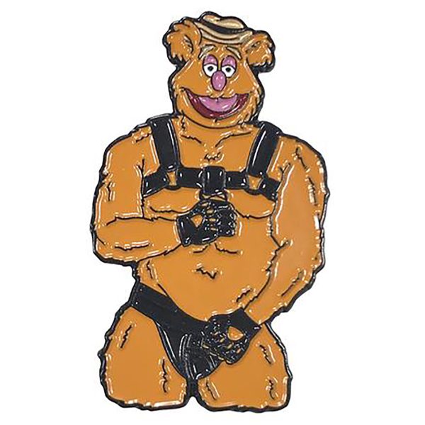 GeekyKinky FozzieLeatherPin MAIN