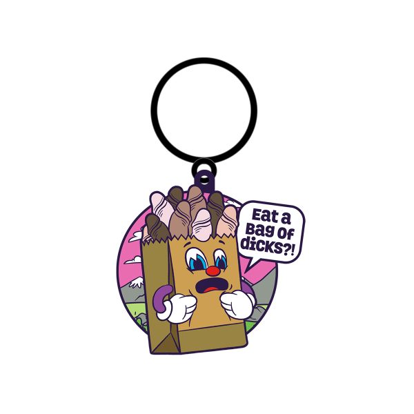 Woodrocket BagOfDicksKeychain MAIN