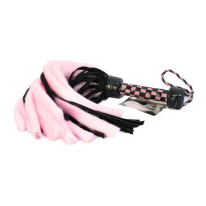 SuedeFluffMini pinkblk detail MAIN