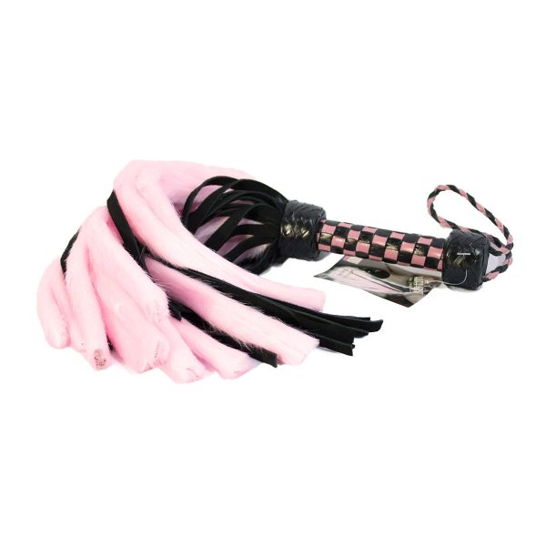 SuedeFluffMini pinkblk detail MAIN