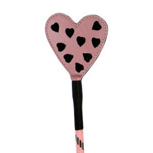 Heart Black Pink Woven detail MAIN