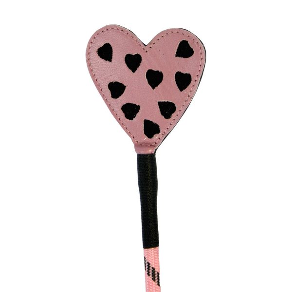 Heart Black Pink Woven detail MAIN