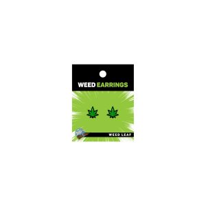 WOODROCKET WEED EARRINGS MAIN