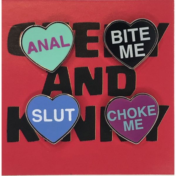 GeekyKinky HeartPinSetAnalBiteSlutChoke MAIN